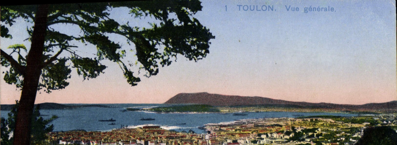 Toulon — Vue générale — Imprimé en Allemagne