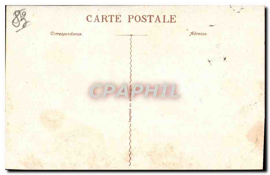 Toulon — Vue générale — Imprimé en Allemagne — Verso