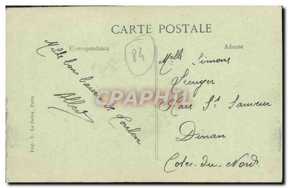 Toulon — Marinewaffenarsenal — Quai de l'Horloge — Verleger E. Le Dekey, Nr. 193 — Rückseite