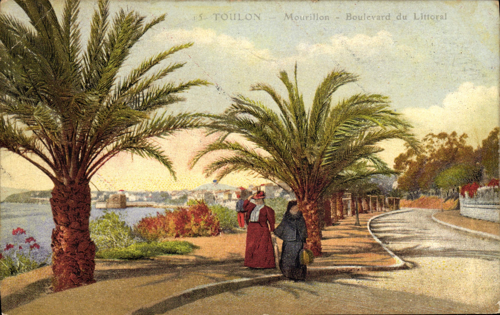 Toulon — Mourillon — Boulevard du Littoral — Éditeur non identifié, n° de série 15