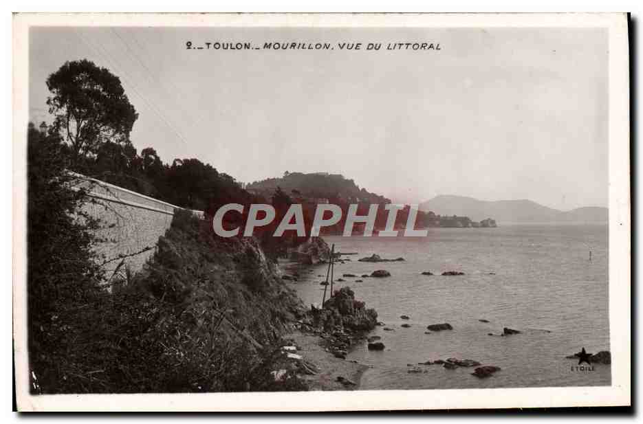 Toulon - Mourillon, vue du littoral — Étoile, n° 2