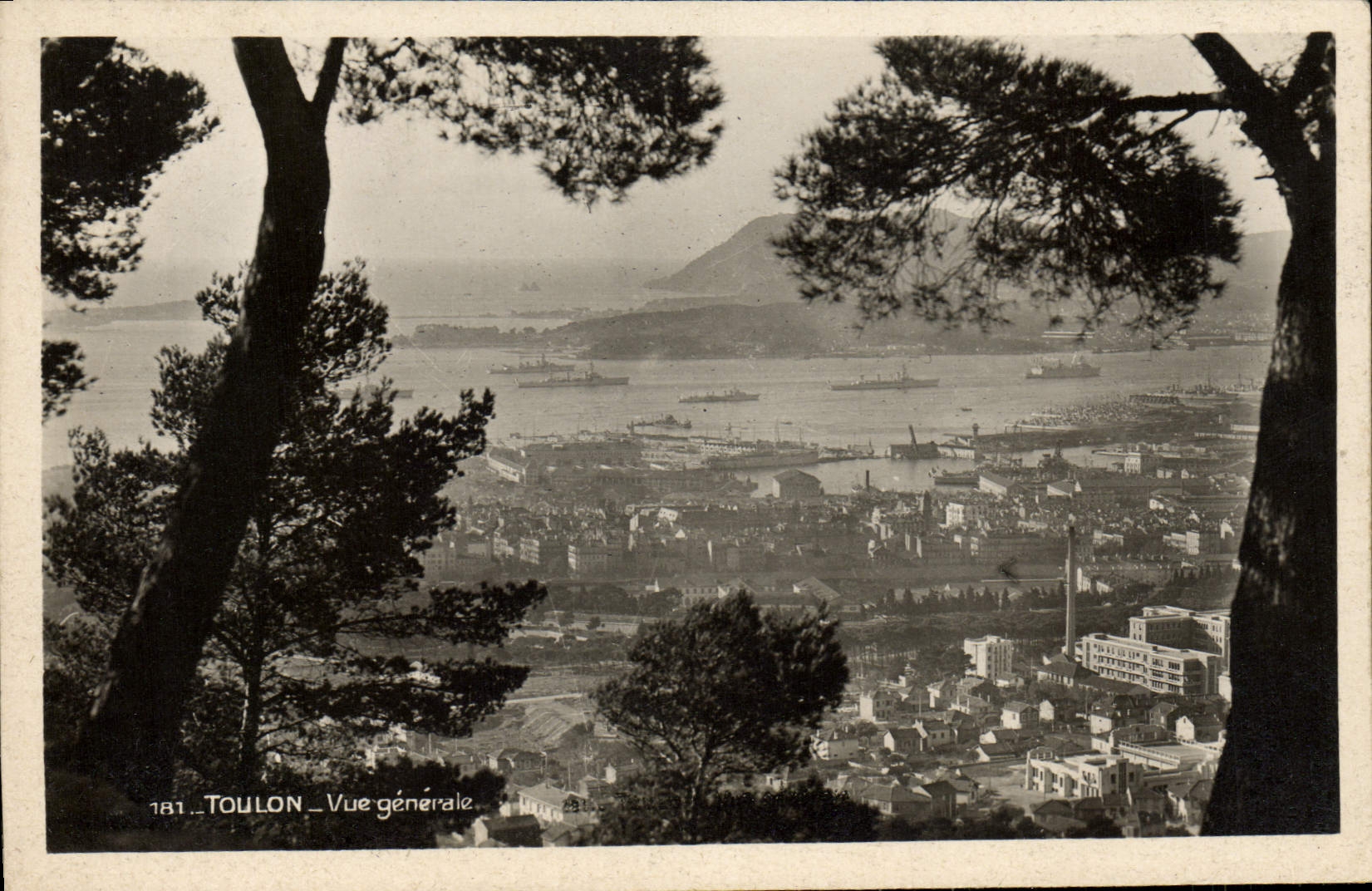Toulon — Vue générale — Ed. Bolvet-Sourd-Bernard, n° 181