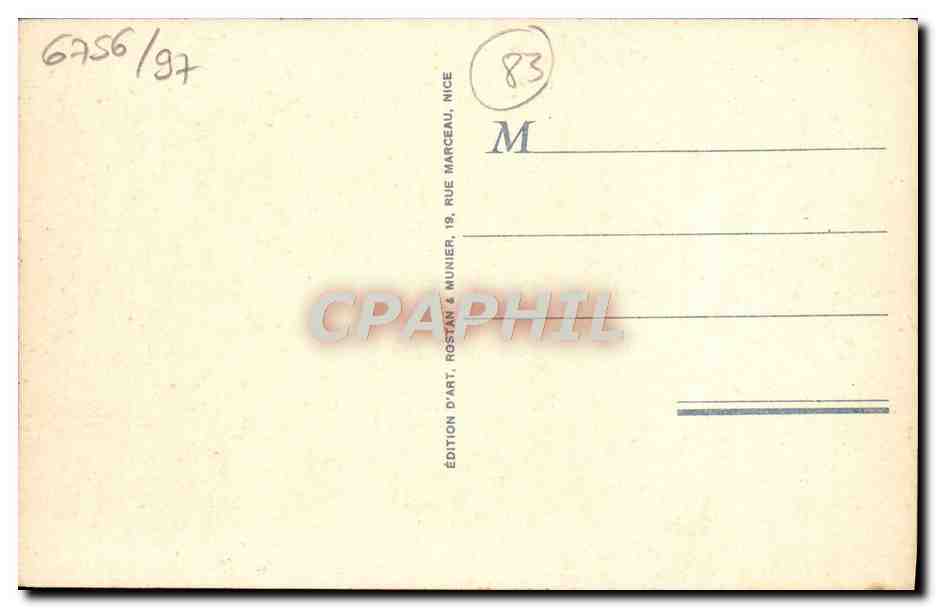 CPA Toulon Arsenal Maritime Porte de Castignan — Verso