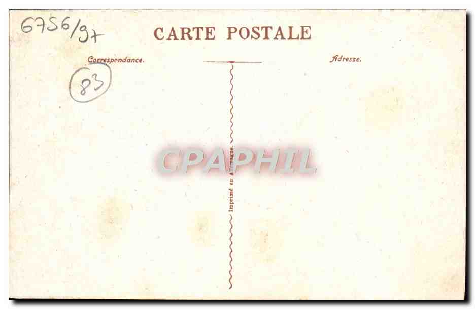 Toulon — Vue prise de la pointe de Manteau, Baie de Tamaris — Imprimerie des Alinéages — Reverso