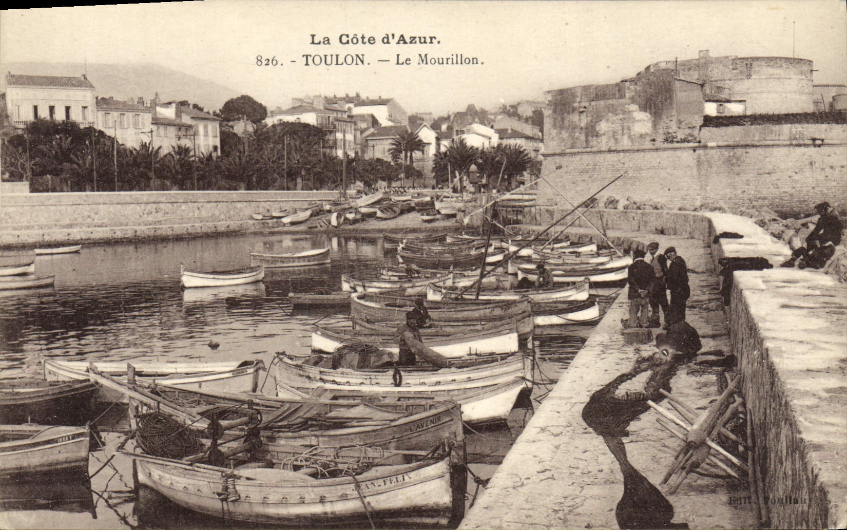 Le Mourillon — Toulon — La Côte d'Azur — Éditeur : Billot, Toulon, n° 826