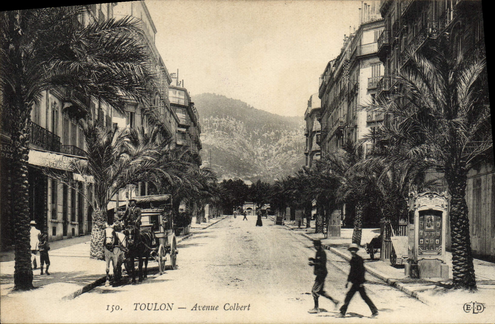 Toulon — Avenue Colbert — Verlag E.D. n°150