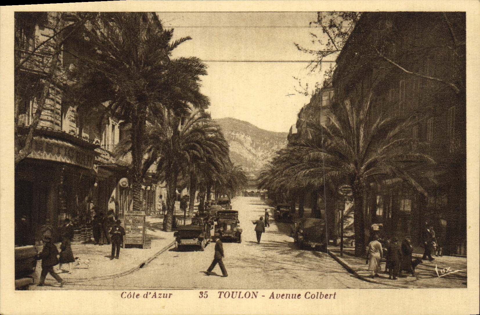 Toulon - Avenue Colbert — Côte d'Azur, n°35 — Imp. de la Côte d'Azur