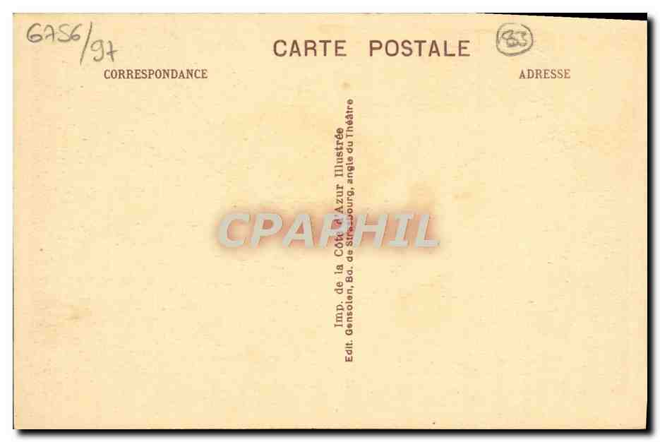 Toulon - Avenue Colbert — Côte d'Azur, n°35 — Imp. de la Côte d'Azur — Verso