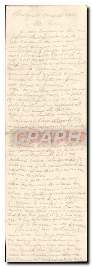 CARTE DOUBLE Toulon La Rade Bateaux — Verso