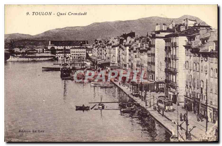 CPA Toulon Quai Cronstadt 