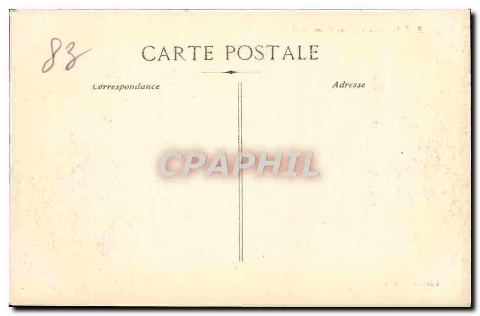 CPA Toulon Quai Cronstadt  — Rückseite