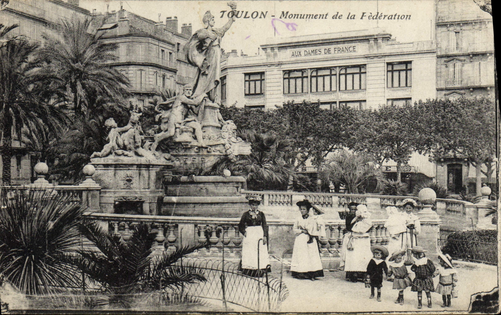 Toulon - Monument de la Fédération — Monument aux Dames de France