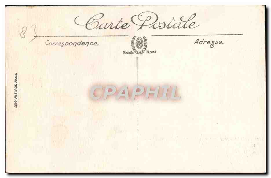 CPA Toulon La Cathedrale  — Verso
