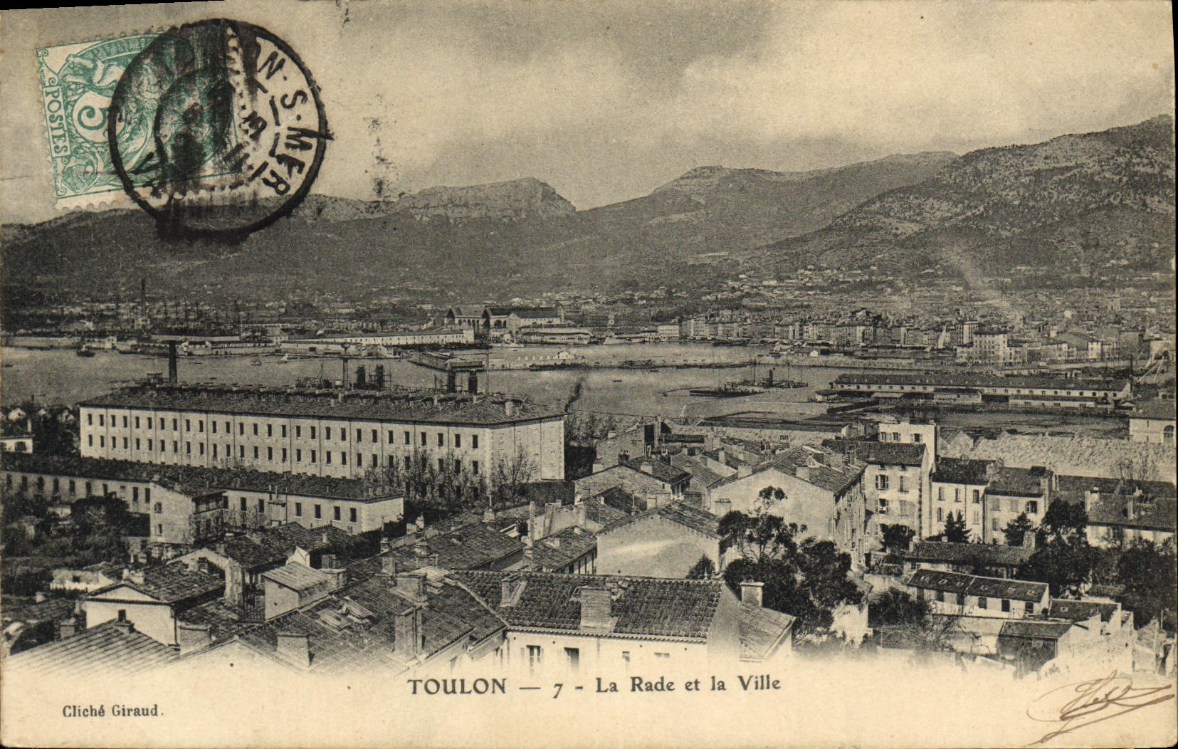 CPA Toulon La Rade et la Ville 