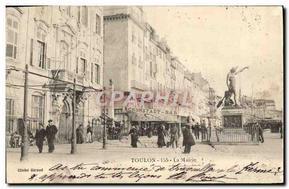 CPA Toulon La Mairie Cronstadt Bar