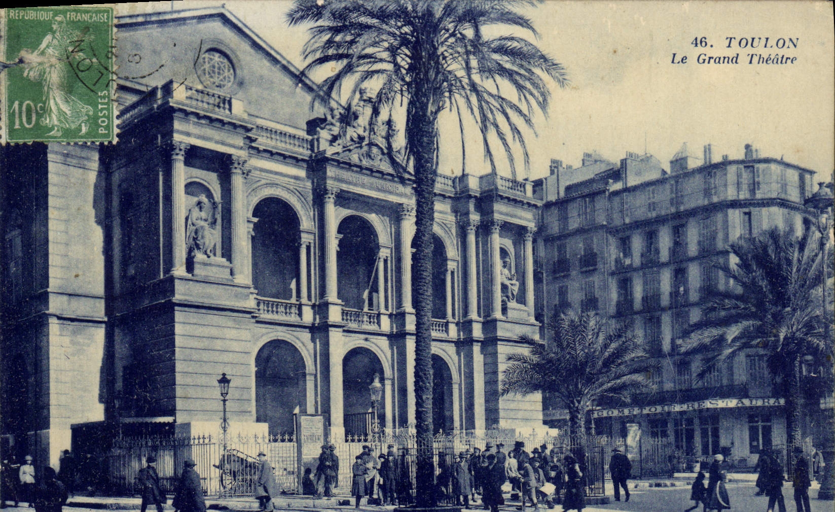 Toulon — Le Grand Théâtre — Gomport-Restaurant — éditeur Gomport