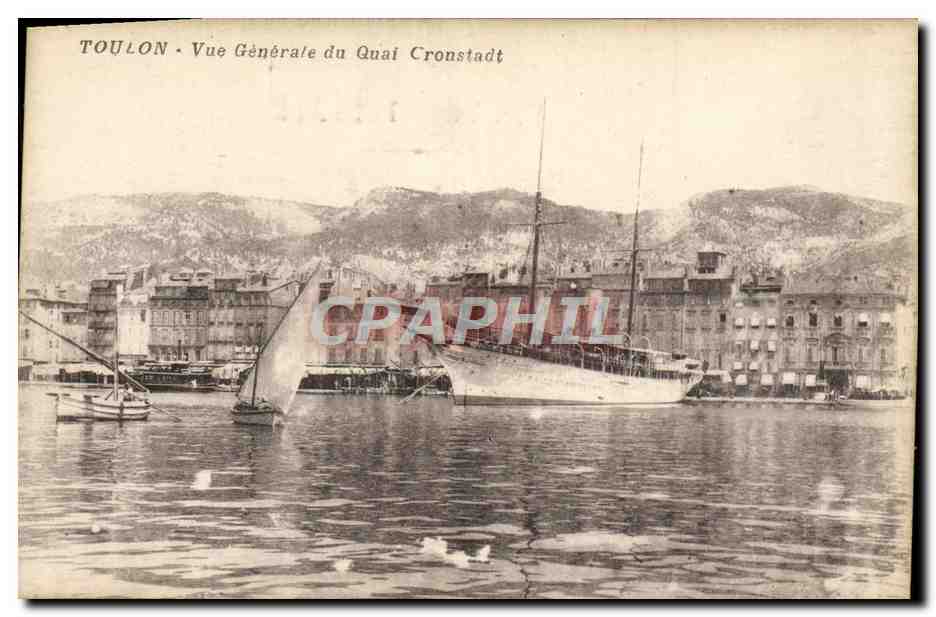 Toulon - Vue Générale du Quai Cronstadt — éditeur non identifié, n° de série 83