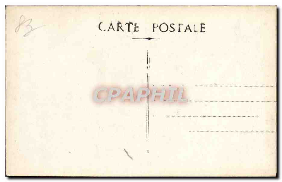 CPA Toulon Prefecture Maritime  — Verso