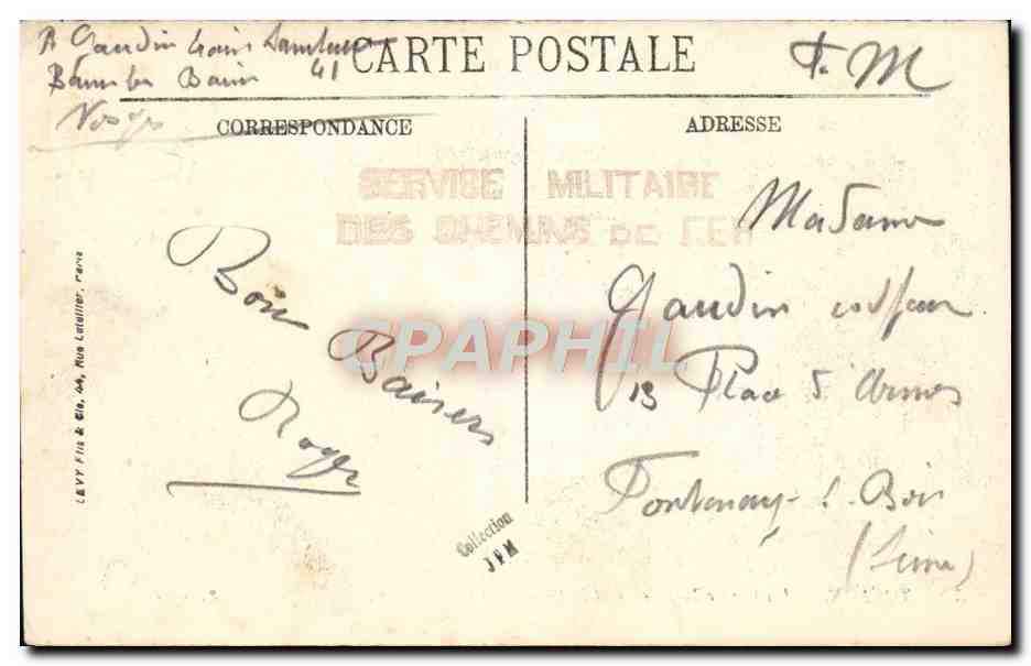 Toulon — Die Torpedoboote und der Kai — Selecta — Rückseite