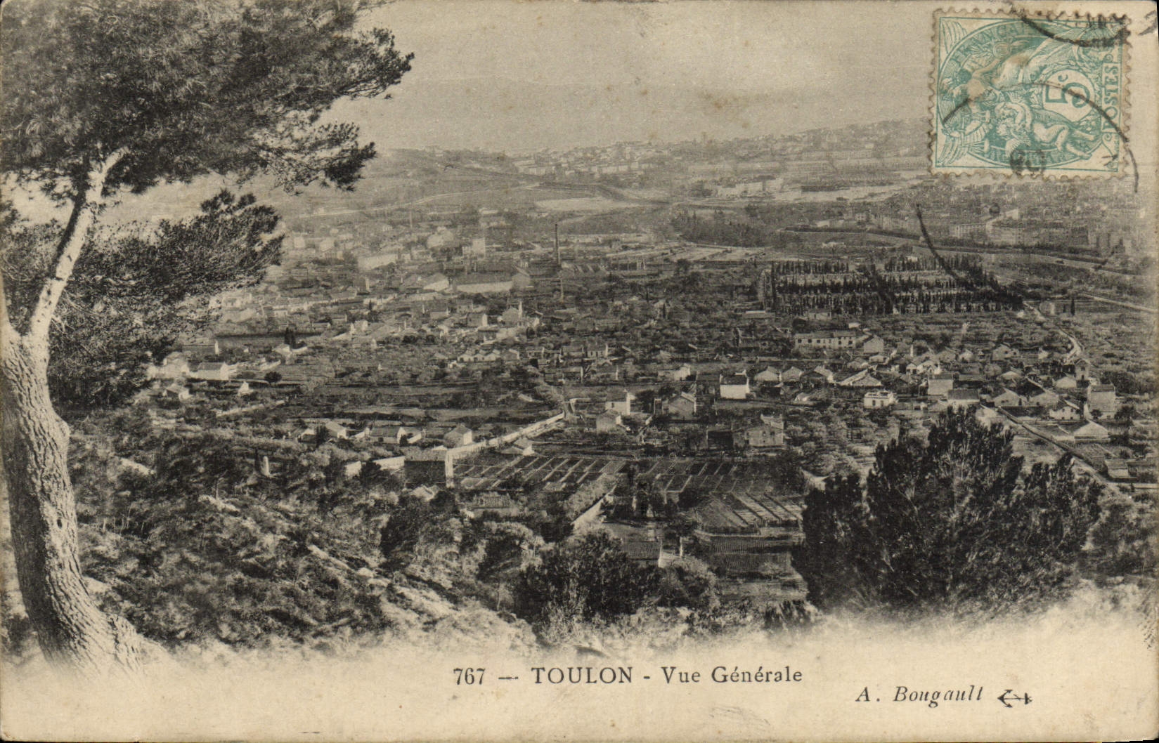 Toulon — Vue Générale — A. Bougault, n°767