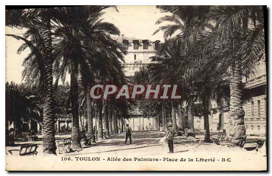 Toulon - Allée des Palmiers - Place de la Liberté - B.C.