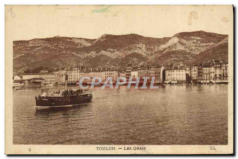 Toulon — Les Quais — Éditeur Levý & Neurden Réunis, Paris