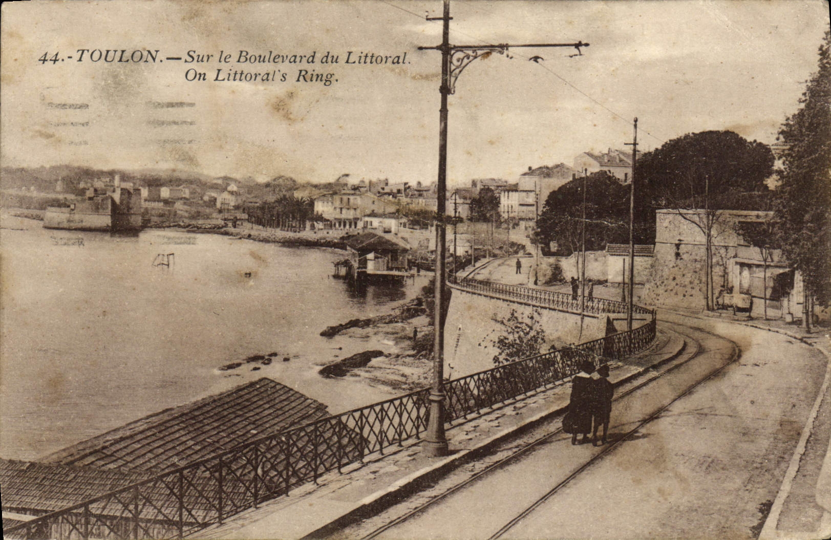 Toulon — Sur le Boulevard du Littoral — Éditeur inconnu, n° 44