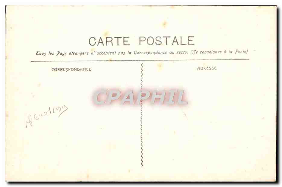 Porte des Carriatides de Puget à Toulon — éditeur Chanteperdrix, n°7 — Reverso