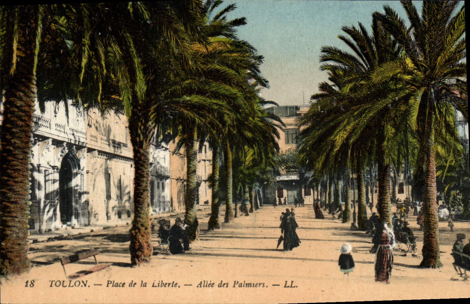 Toulon — Place de la Liberté — Allée des Palmiers — LL.