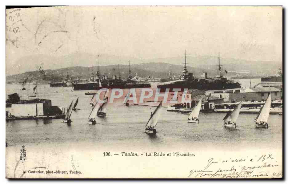 CPA Toulon La Rade et l'Escadre Bateaux