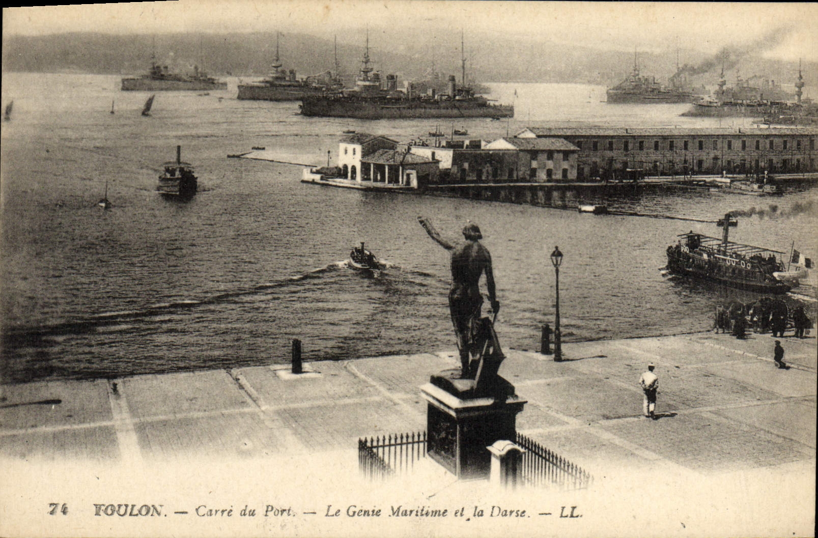 Foulon — Carré du Port — Le Génie Maritime et la Darse — LL.