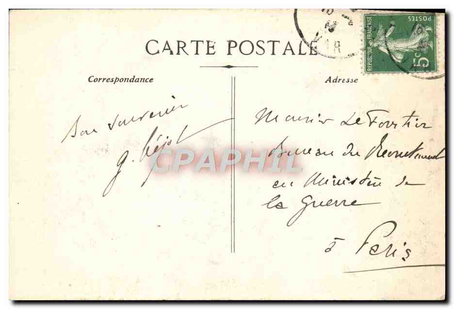 Toulon — General View of the Quay and the Darse — Publisher Y. Le Lav — Back