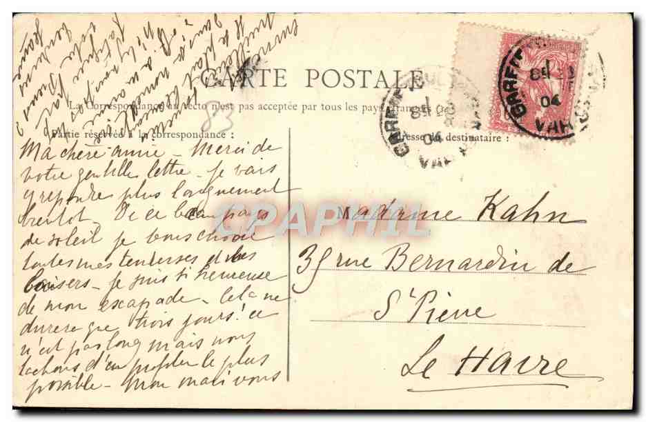 Toulon — Eingang zum Hafen — Cliché Giraud, Verleger Chard, Toulon — Rückseite