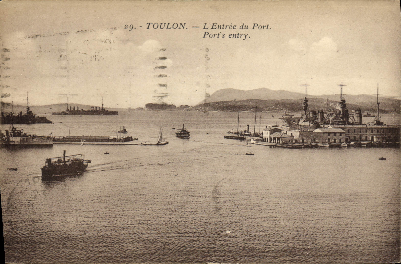Toulon — L'Entrée du Port — Éditeur inconnu, n° 29