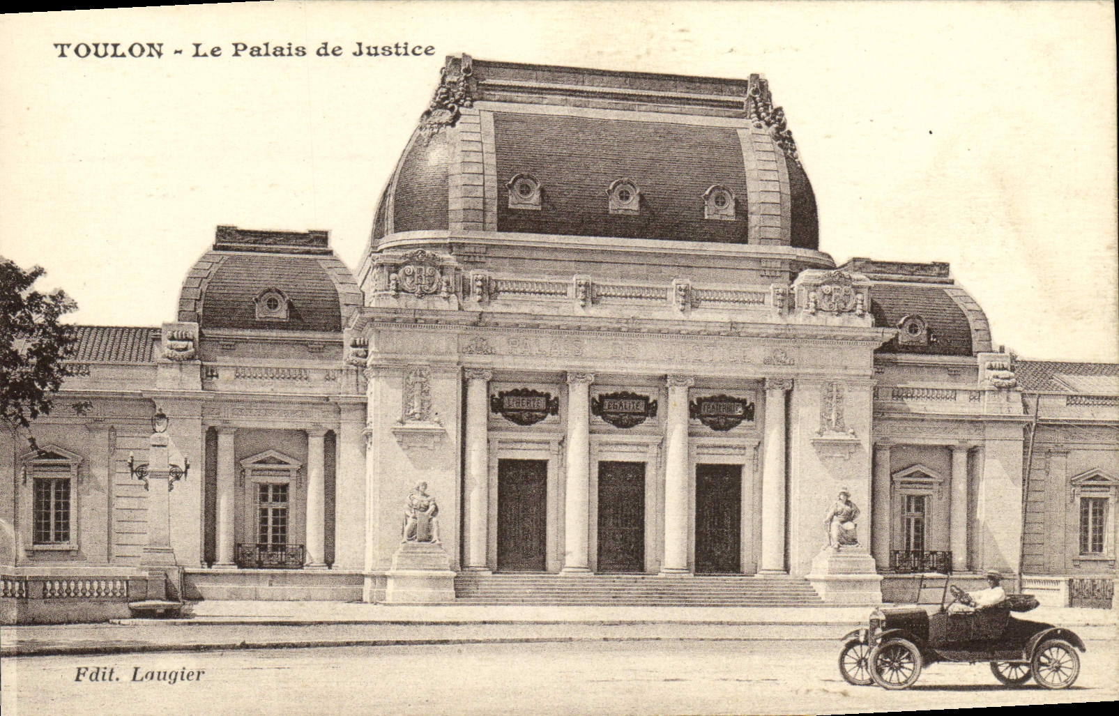 Toulon - Le Palais de Justice — éditeur Laugier, n° de série 6107