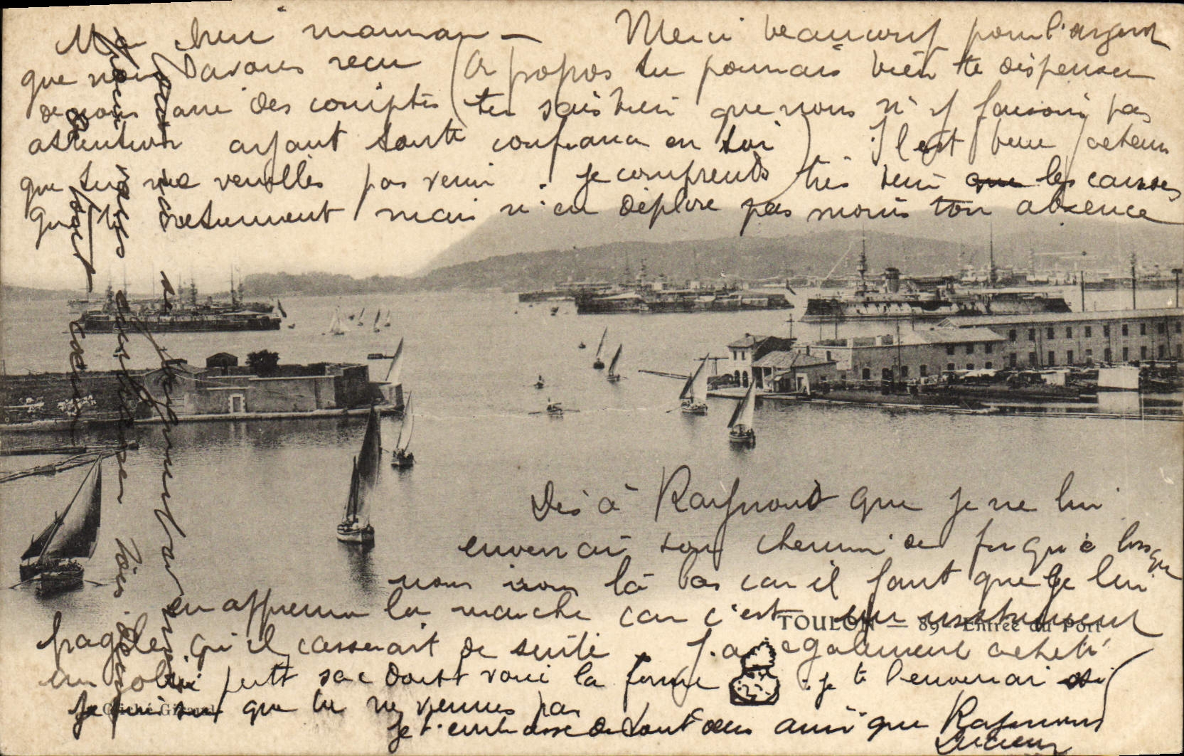 CPA Toulon Entree du Port 