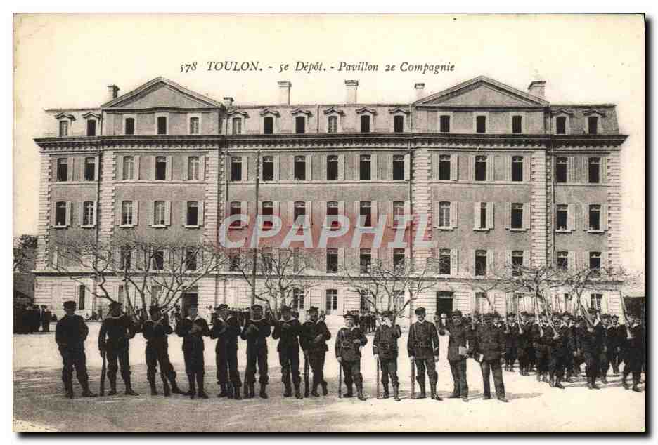 Toulon - 5. Lager - Pavillon 2. Kompanie — Verlag: Imp. Phototypiques Marius Bar