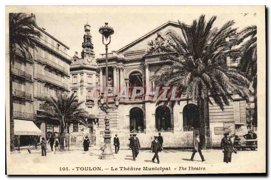 CPA Toulon Le Theatre Municipal 