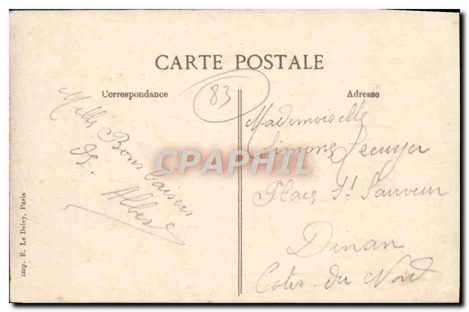 Toulon — Avenue Vauban — Aubert, Bazar Global, Toulon — Rückseite