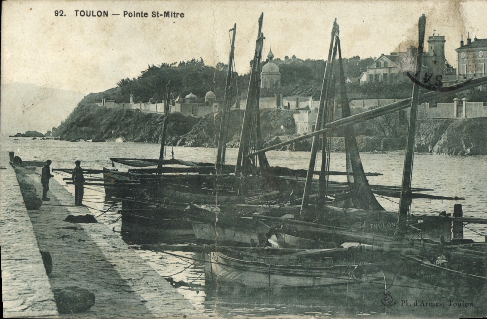 CPA Toulon Pointe St Mitre Bateau