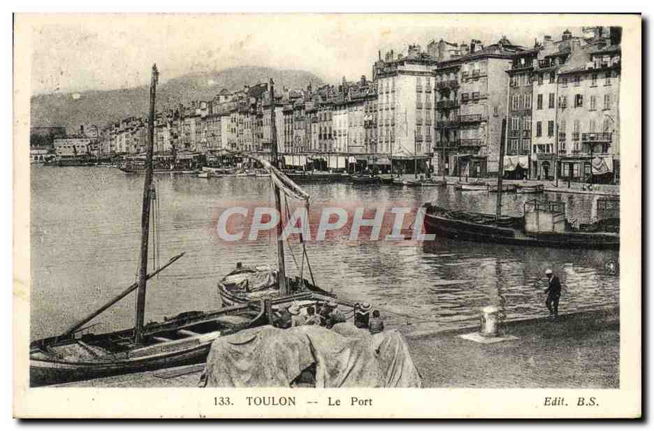 Toulon -- Le Port -- Edit. B.S.