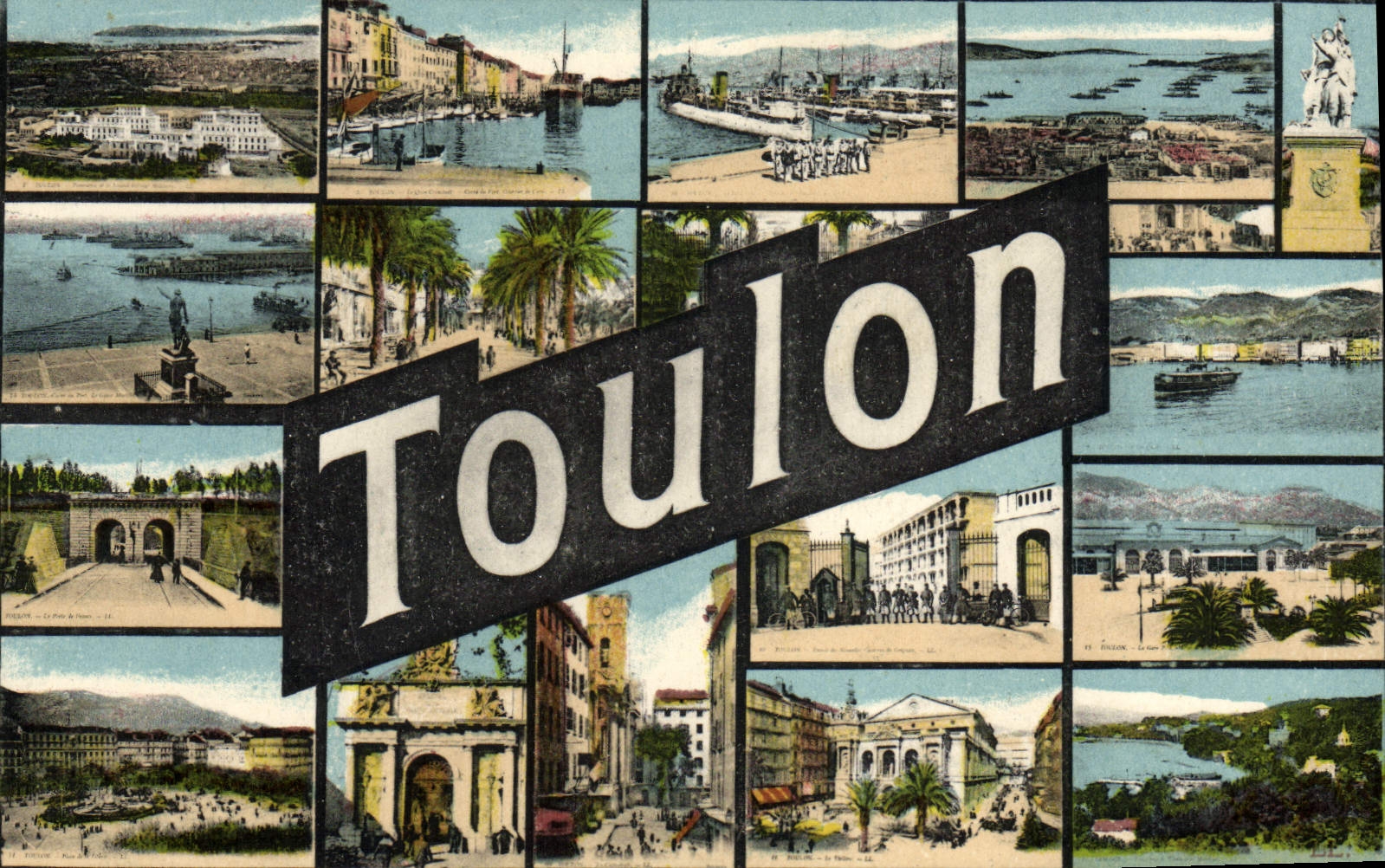 Toulon — vue panoramique — Lévy Fils & Cie, Paris