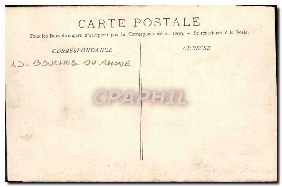 CPA Arles Entree de la Ville — Verso