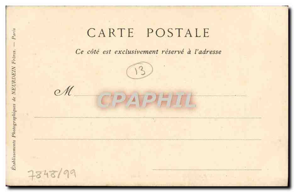 CPA Arles Portail de L'Eglise Saint Trophisme — Rückseite