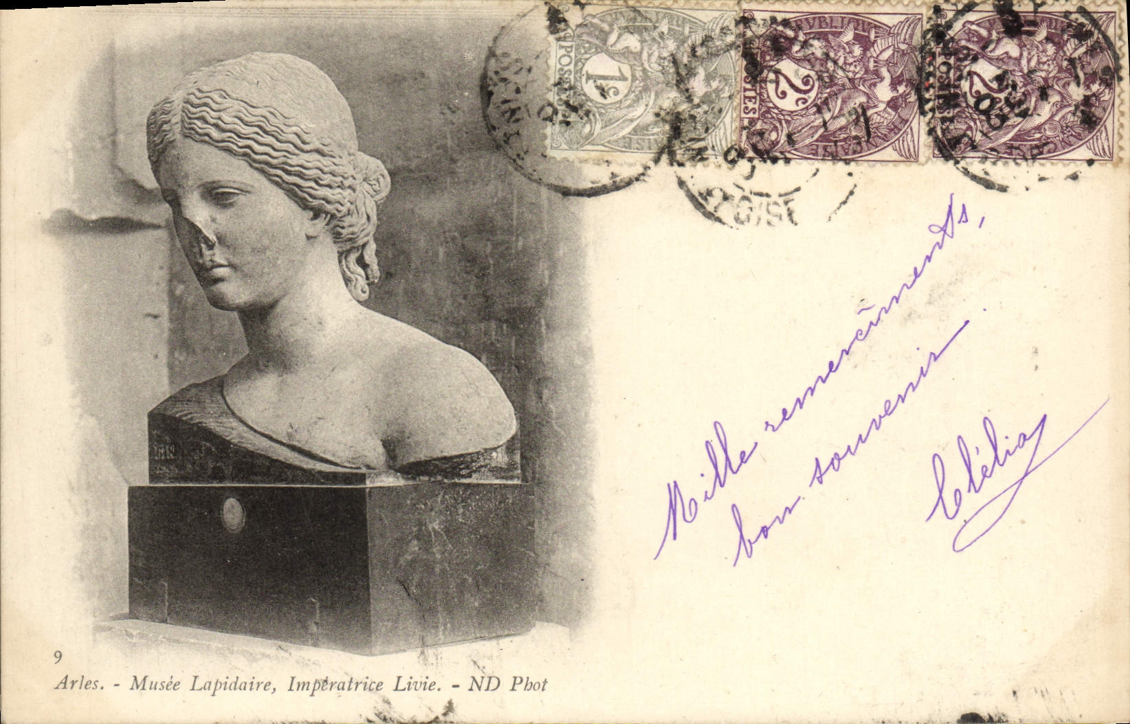 Arles - Musée Lapidaires, Impératrice Livie - ND Phot