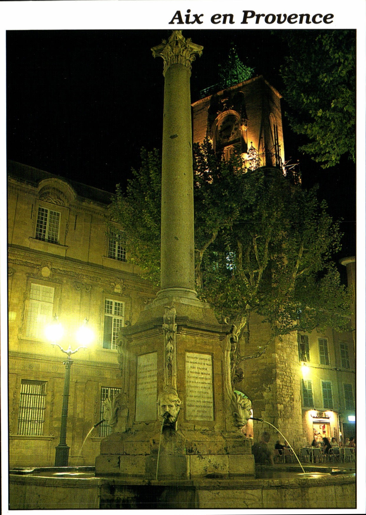 Aix en Provence — Place de l'hôtel de ville — Sté PEC - Marseille