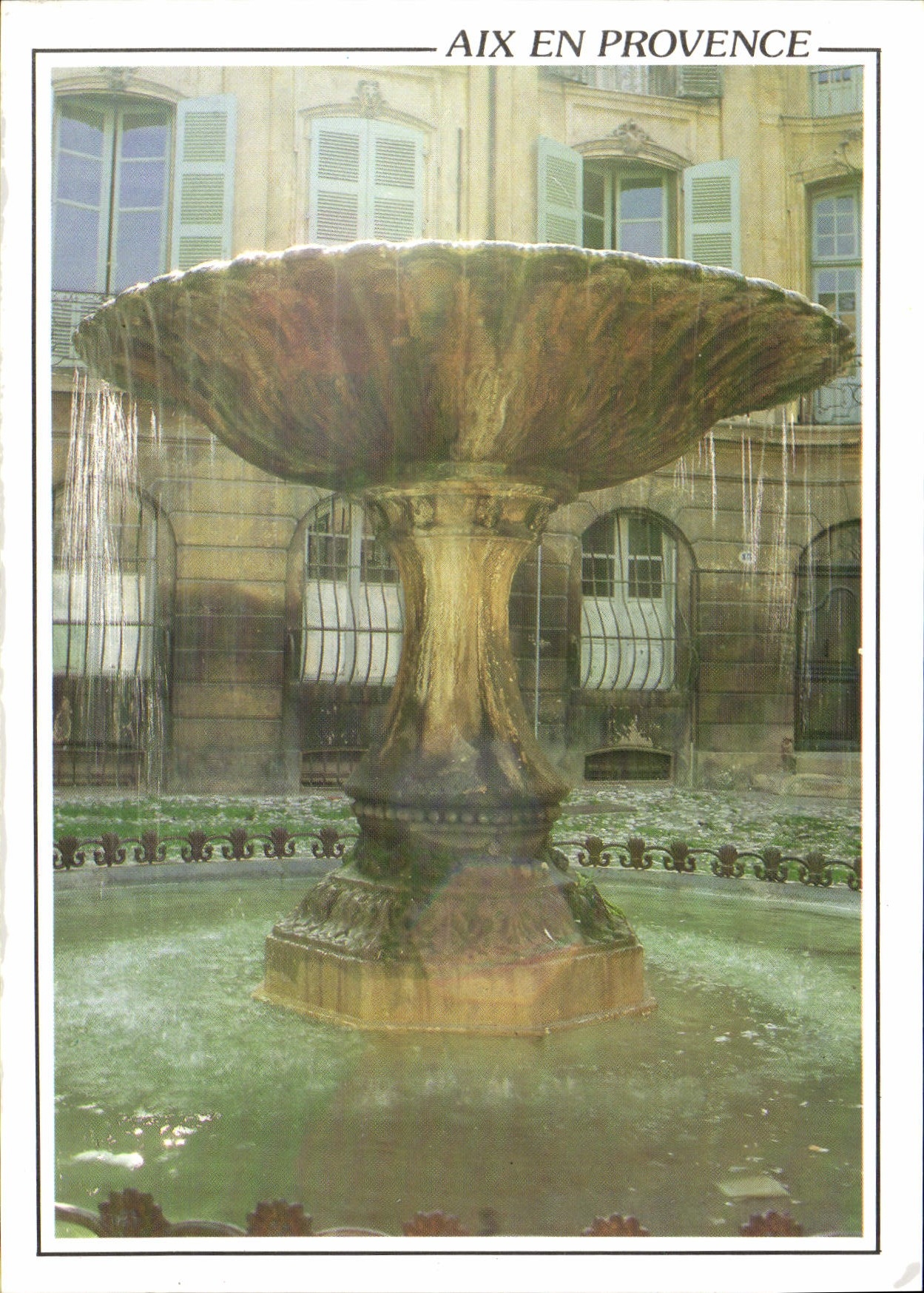 Fontaine — Aix-en-Provence — CPAPHIL - Anverso