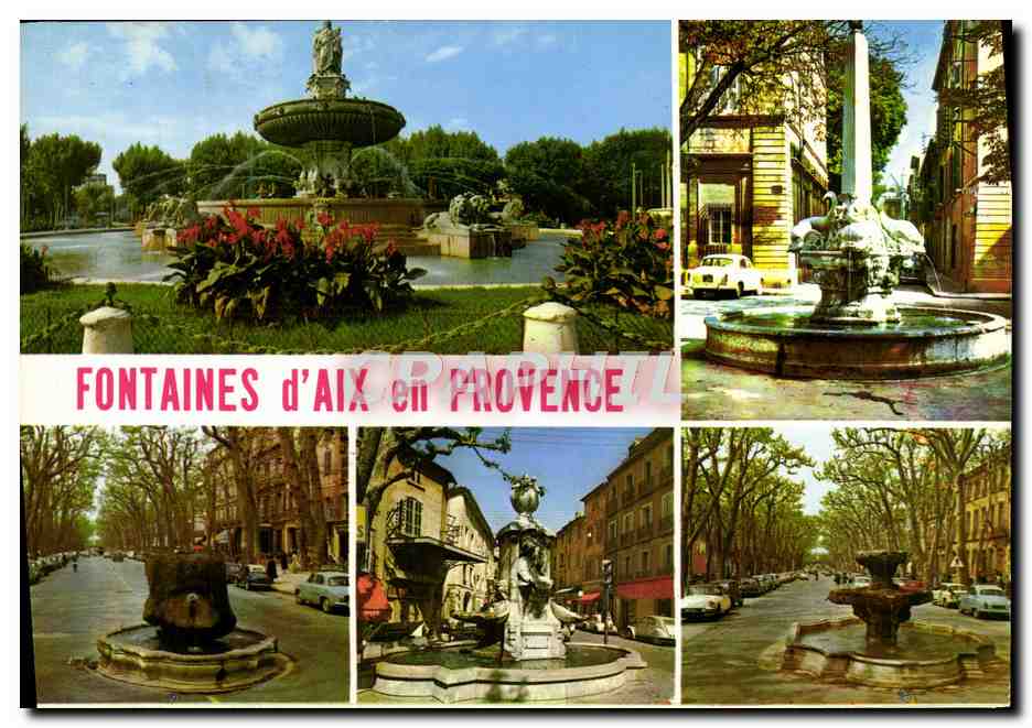 Fontaines d'Aix en Provence — La Cité du Roy René — Éditions Clapier