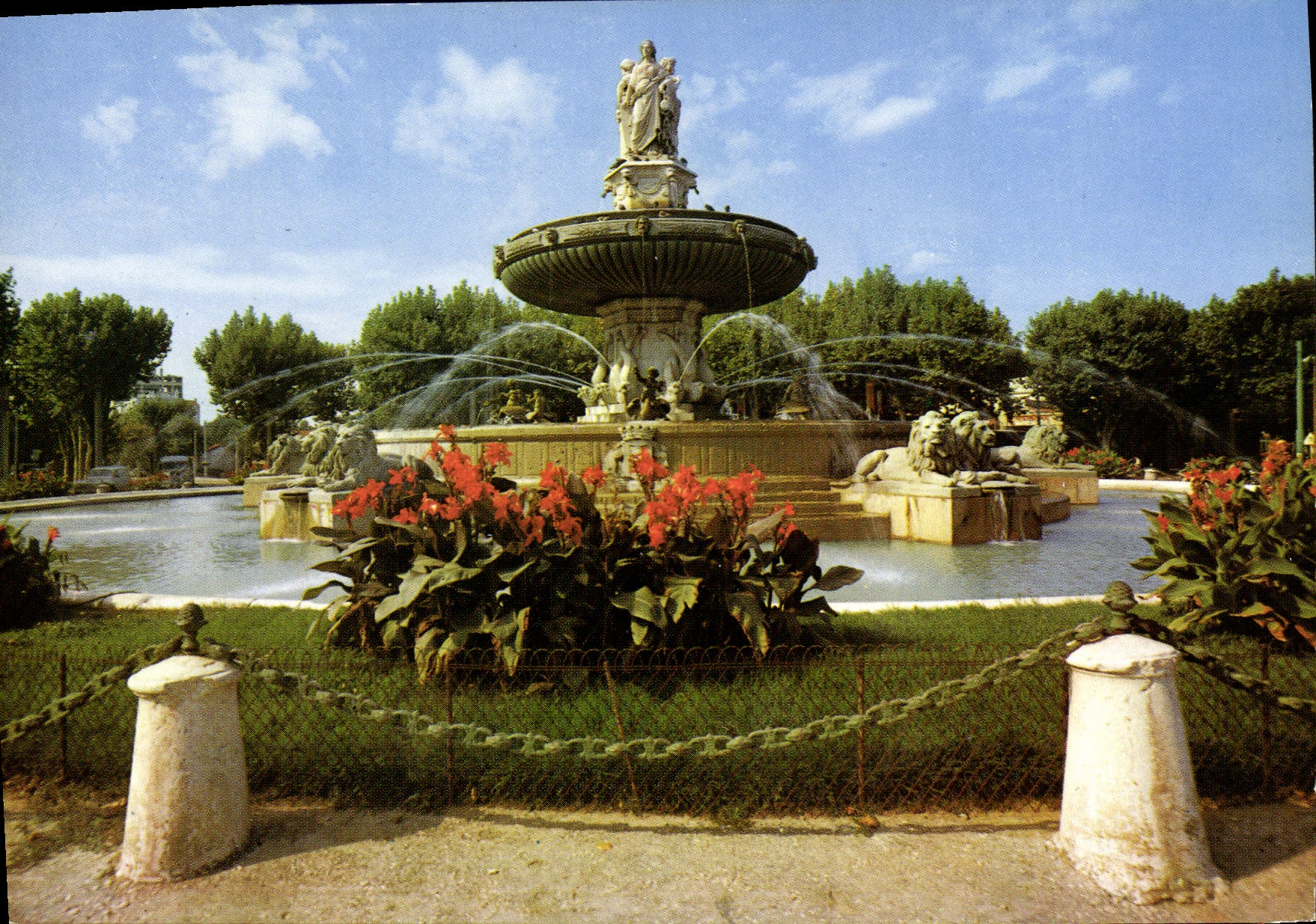 La grande Fontaine sur la Rotonde — Aix-en-Provence — Société des Couleurs Naturelles
