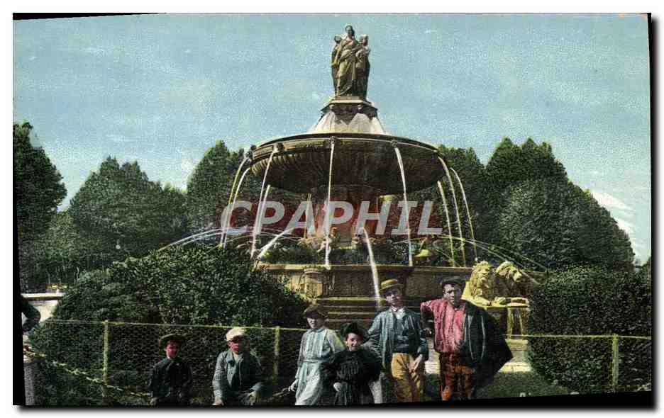 Fontaine de la Concorde — Paris — éditeur anonyme, n° de série non visible